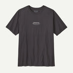 Patagonia Men's '95 Oval Logo T-Shirt- Ink Black | Patagonia | T Shirt - Northshore Newquay - Surf/Skate Shop