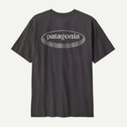 Patagonia Men's '95 Oval Logo T-Shirt- Ink Black | Patagonia | T Shirt - Northshore Newquay - Surf/Skate Shop