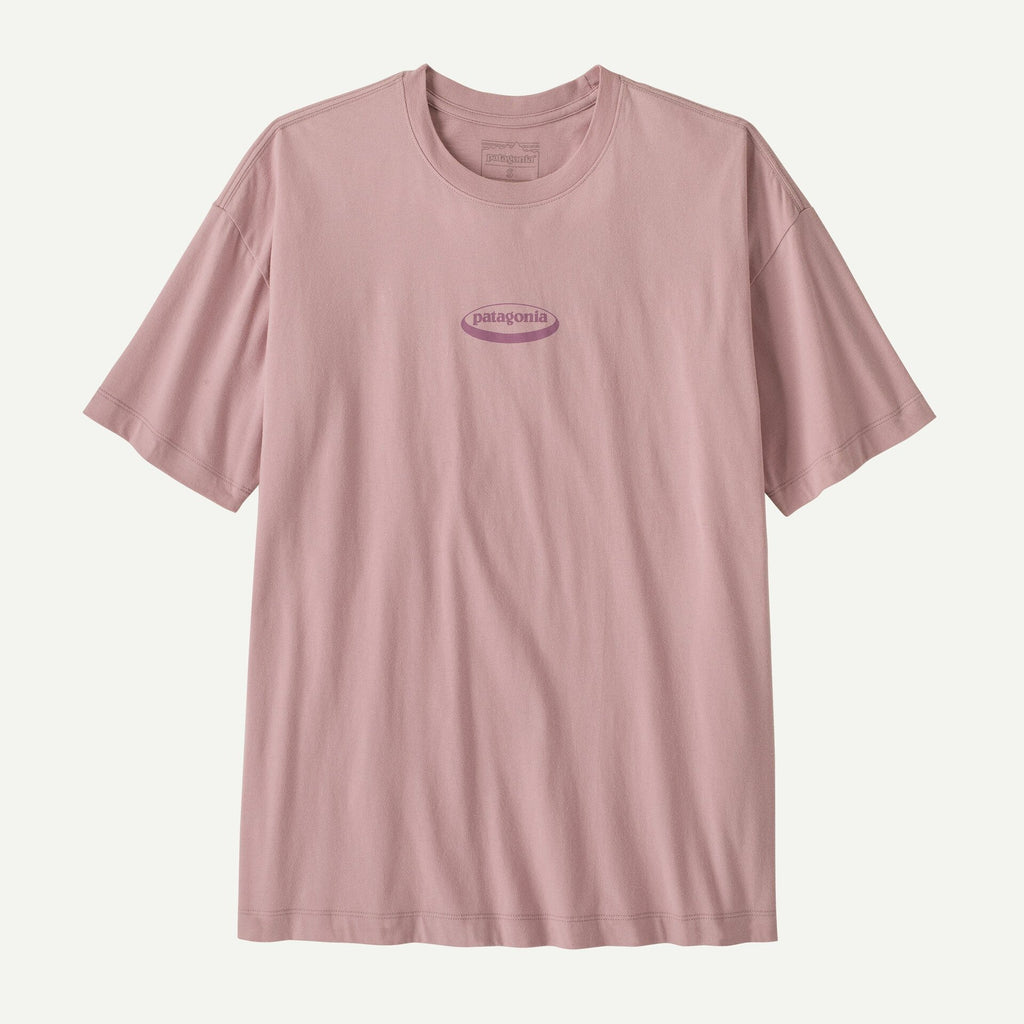 Patagonia Women's '95 Oval Logo Oversized T-Shirt-Quiet Violet XL | Patagonia | - Northshore Newquay - Surf/Skate Shop