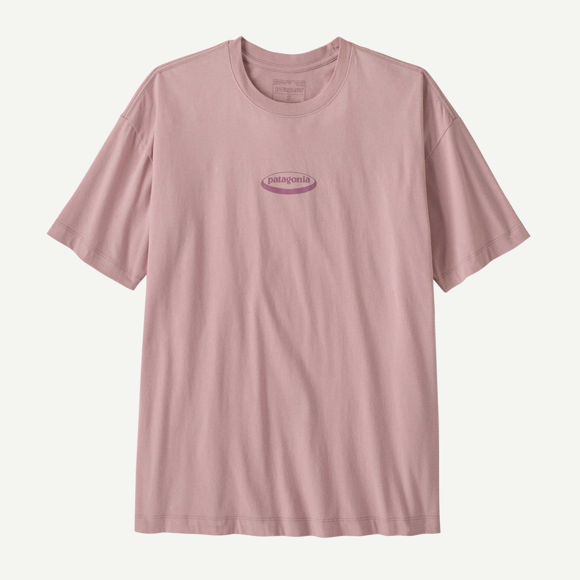 Patagonia Women's '95 Oval Logo Oversized T-Shirt-Quiet Violet XL | Patagonia | - Northshore Newquay - Surf/Skate Shop