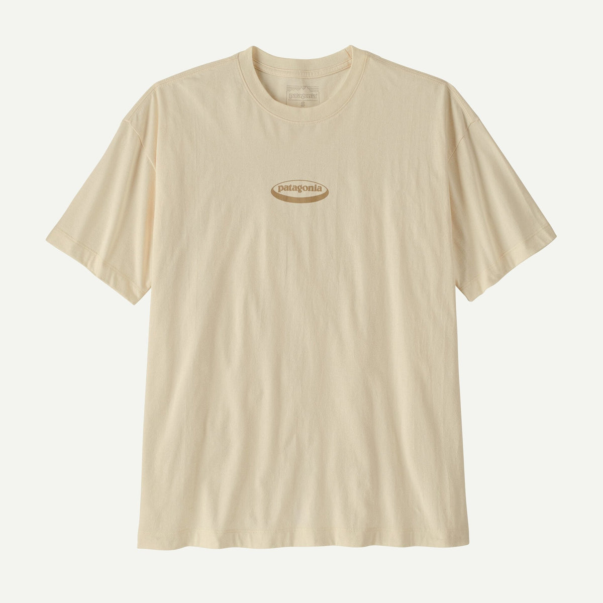 Patagonia Women's '95 Oval Logo Oversized T-Shirt-Undyed Natural XL | Patagonia | - Northshore Newquay - Surf/Skate Shop