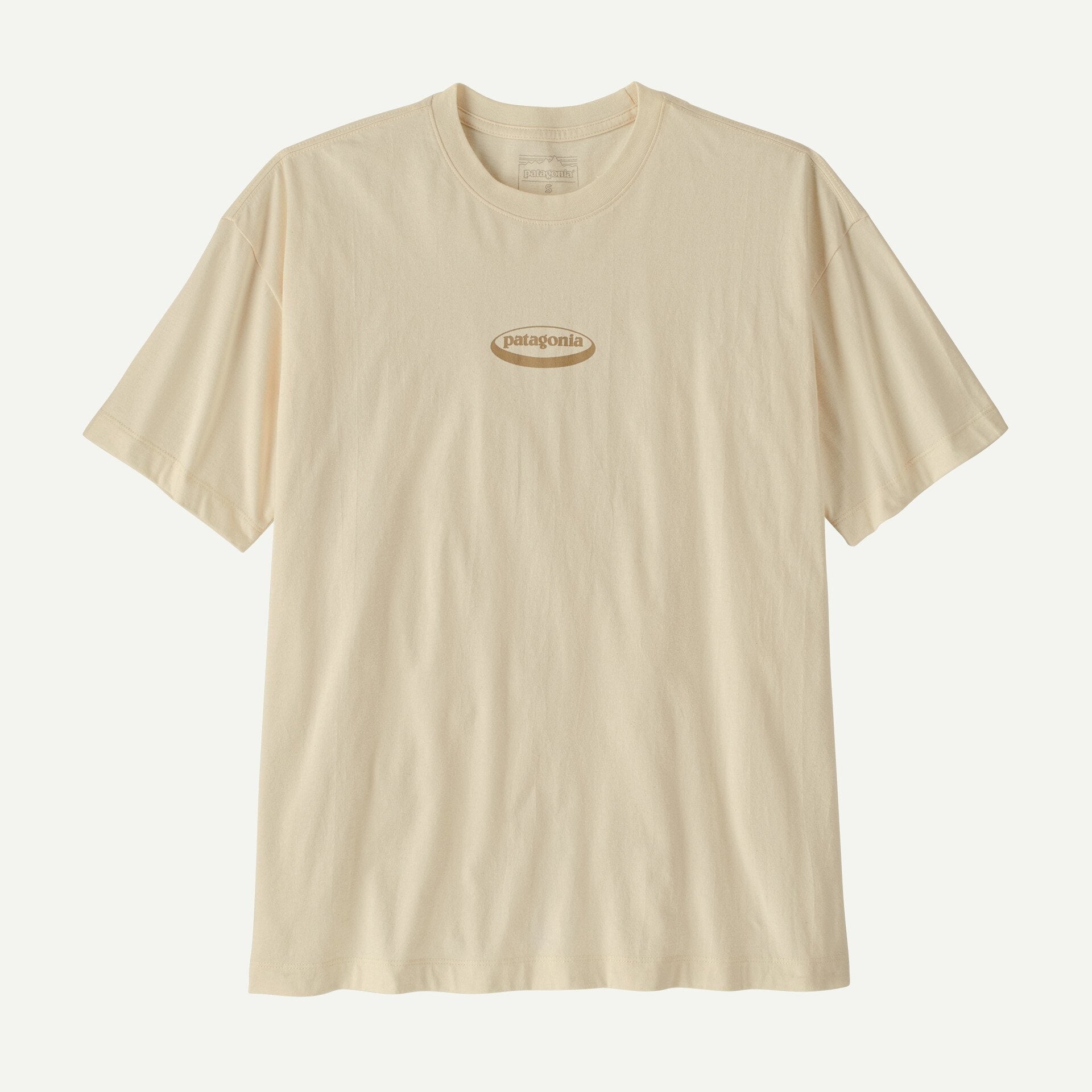 Patagonia Women's '95 Oval Logo Oversized T-Shirt-Undyed Natural XL | Patagonia | - Northshore Newquay - Surf/Skate Shop