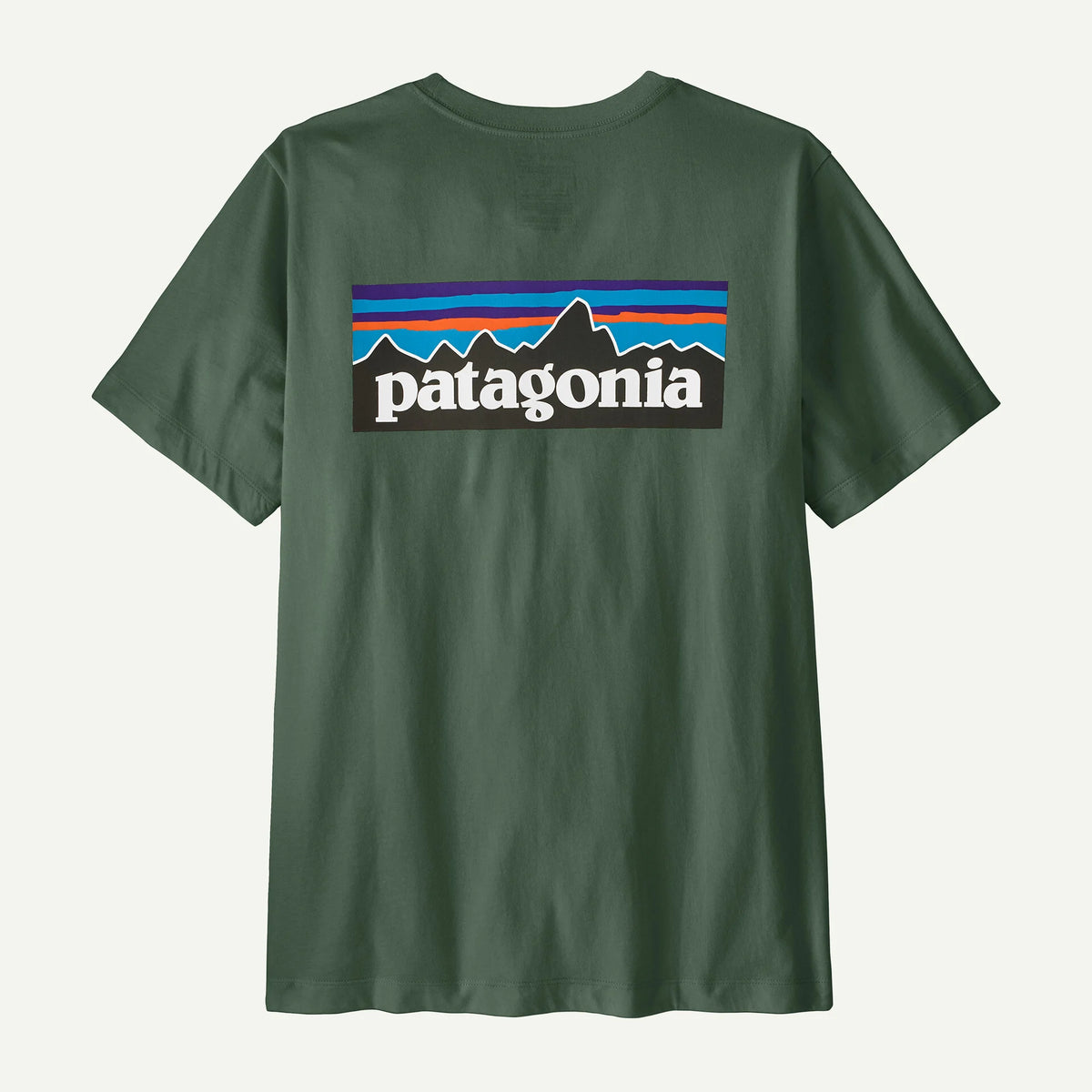 Patagonia Men's P-6 Logo T-Shirt-Canopy Green