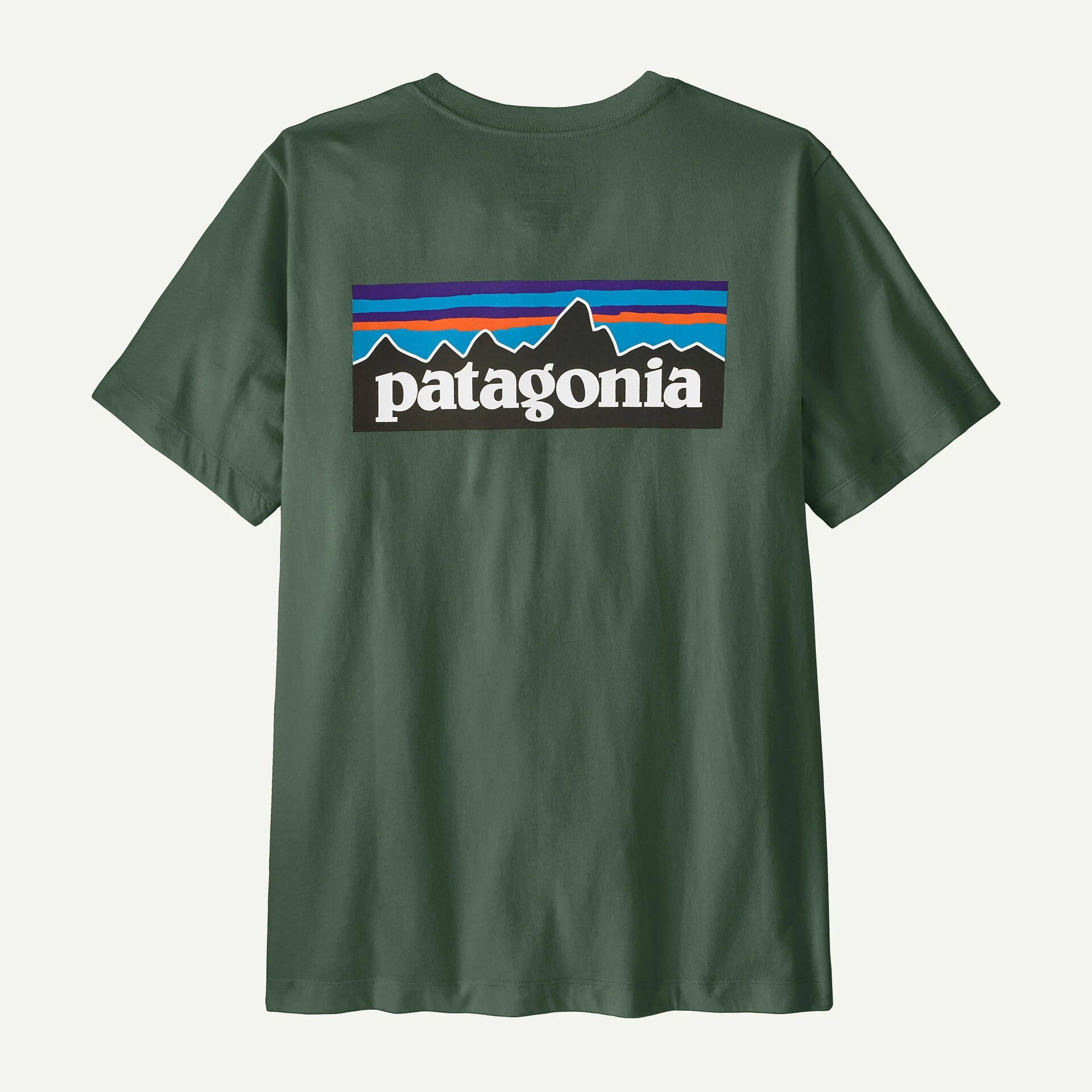 Patagonia Men's P-6 Logo T-Shirt-Canopy Green