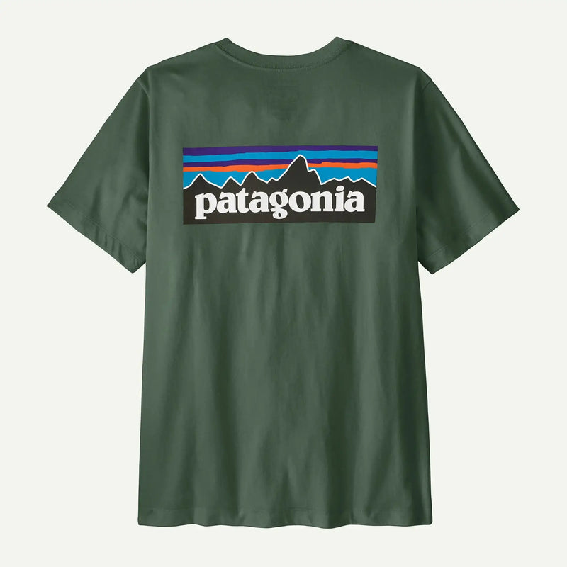 Patagonia Men's P-6 Logo T-Shirt-Canopy Green L | Patagonia | - Northshore Newquay - Surf/Skate Shop