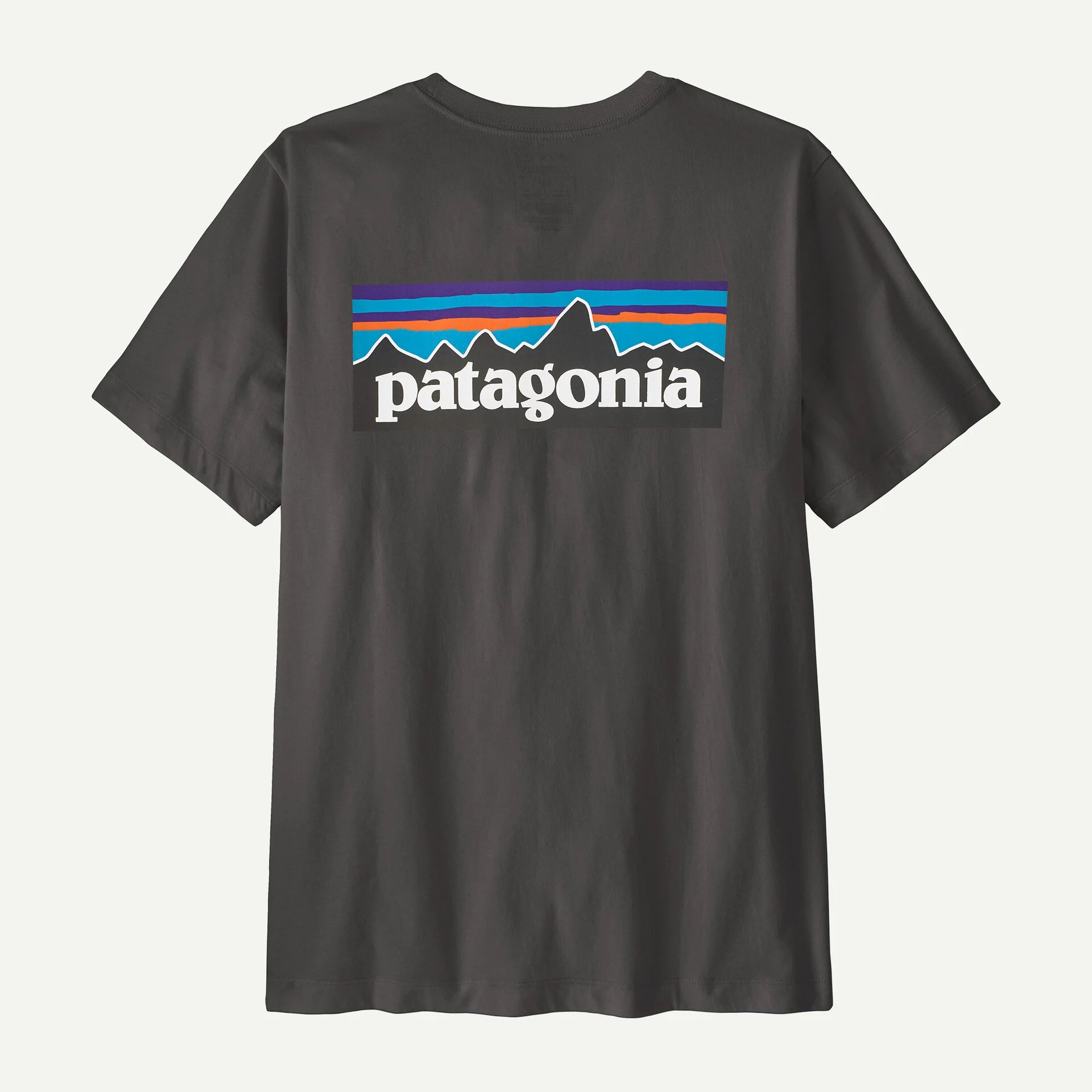 Patagonia Men's P-6 Logo T-Shirt-Ink Black