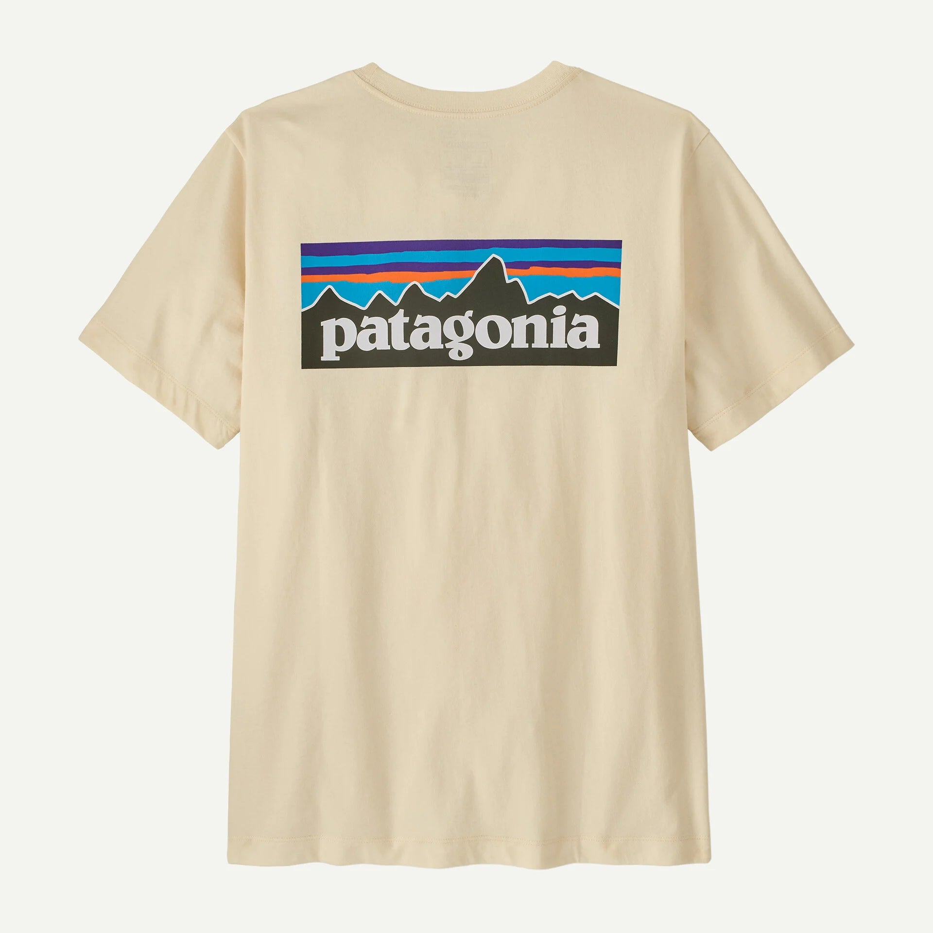 Patagonia Men's P-6 Logo T-Shirt-Undyed Natural