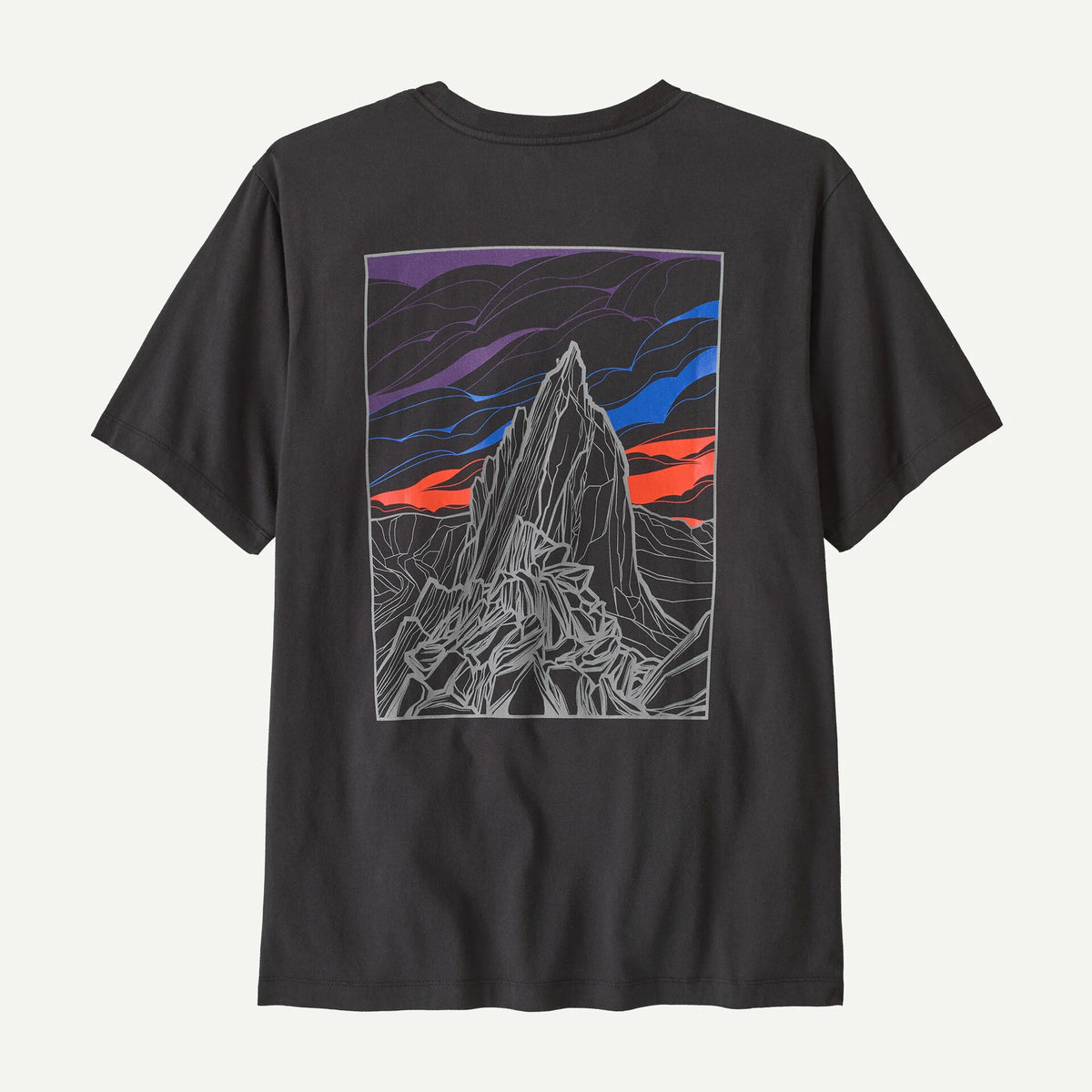 Patagonia Men's Cloud Crag T-Shirt-Ink black
