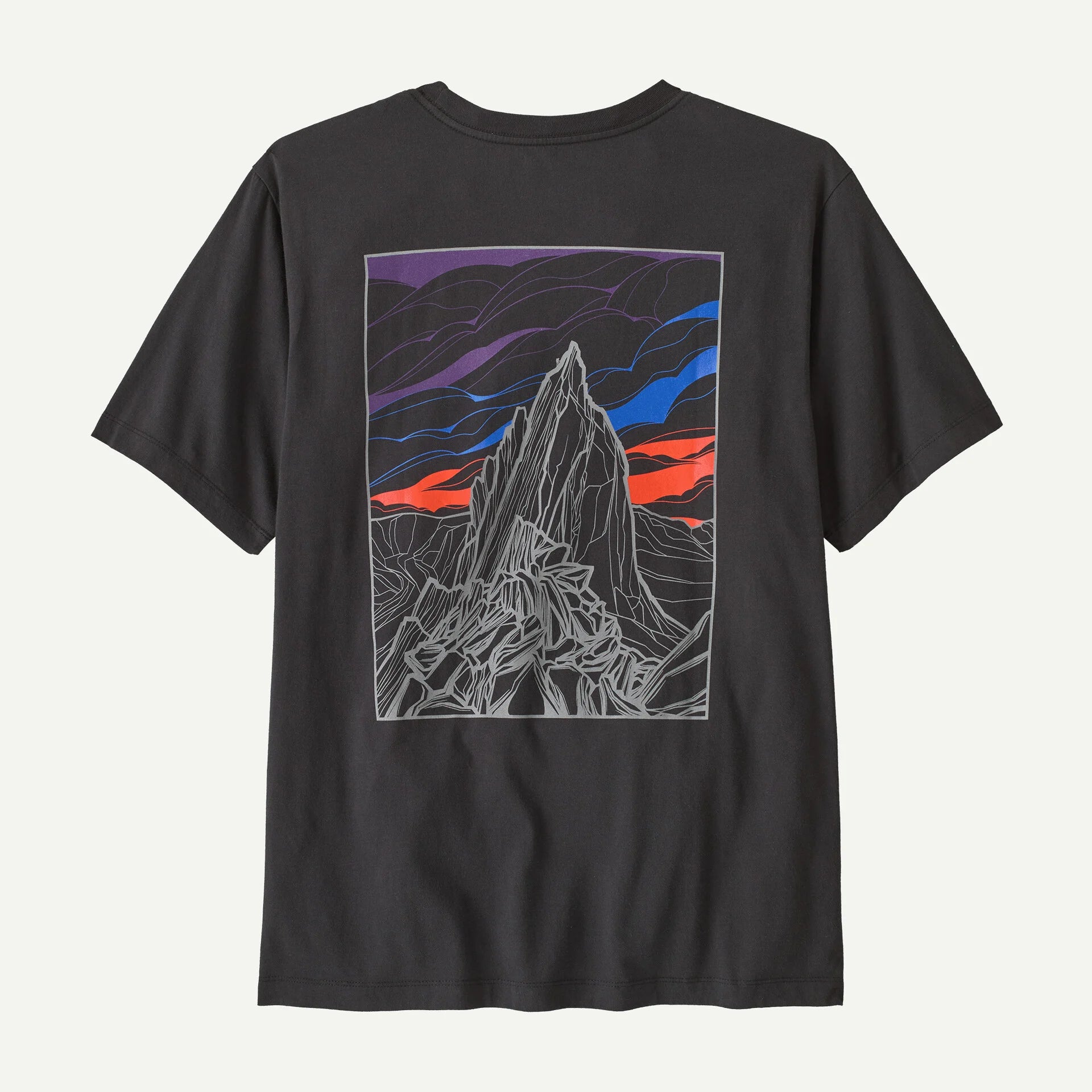 Patagonia Men's Cloud Crag T-Shirt-Ink black