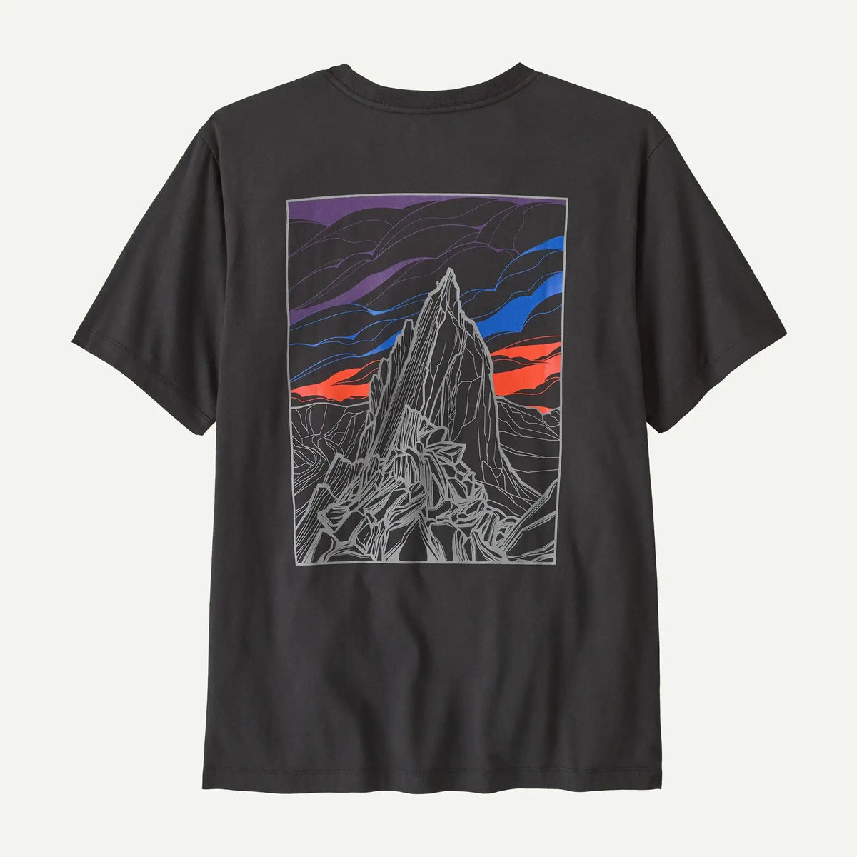 Patagonia Men's Cloud Crag T-Shirt-Ink black | Patagonia | - Northshore Newquay - Surf/Skate Shop