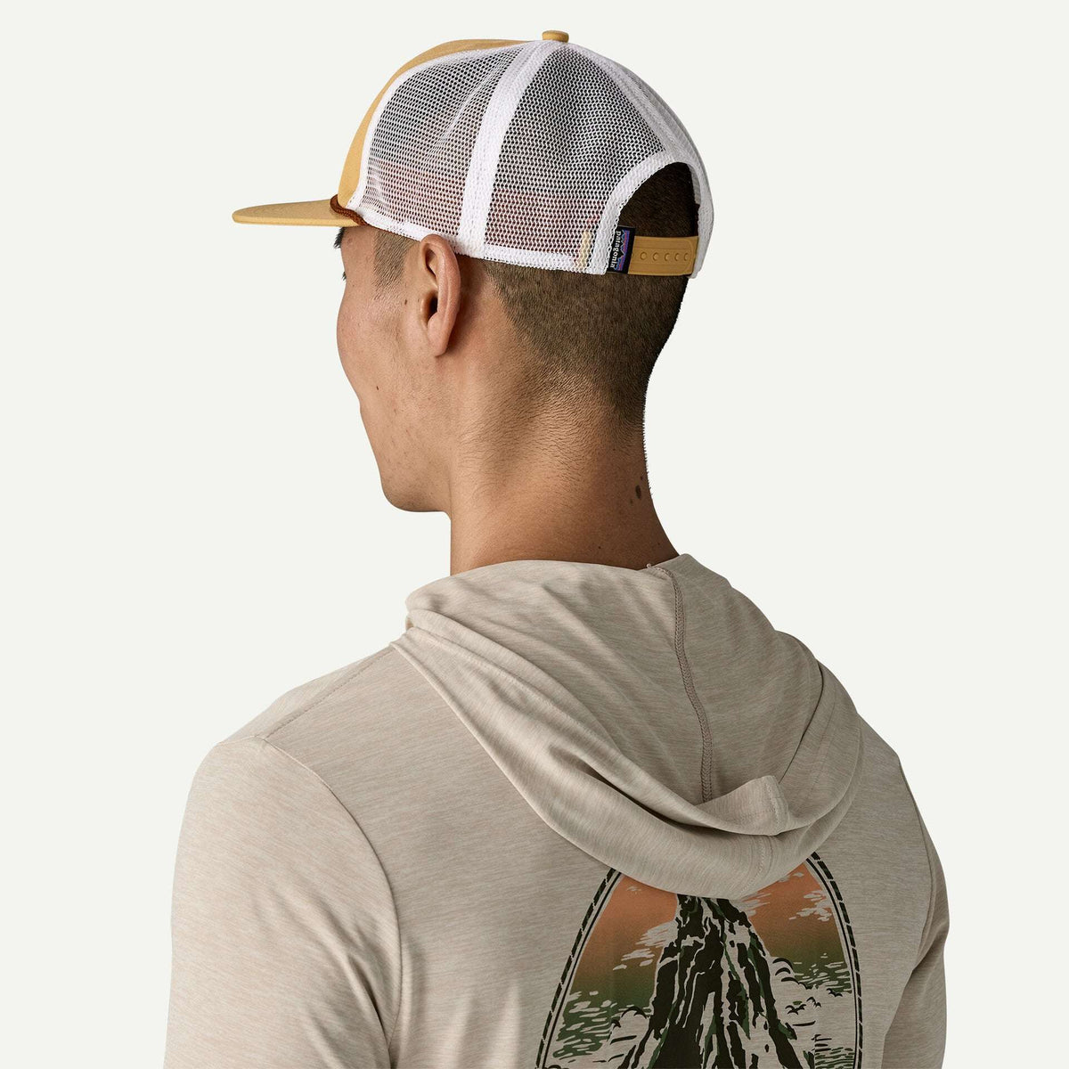 Patagonia Airfarer Cap- P-6 Label: Beeswax Tan | Patagonia | cap - Northshore Newquay - Surf/Skate Shop