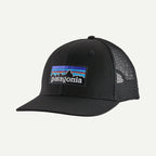 Patagonia P-6 Logo Trucker Hat Black | Patagonia | - Northshore Newquay - Surf/Skate Shop