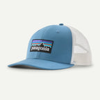 Patagonia P-6 Logo Trucker Hat Shore Blue | Patagonia | - Northshore Newquay - Surf/Skate Shop
