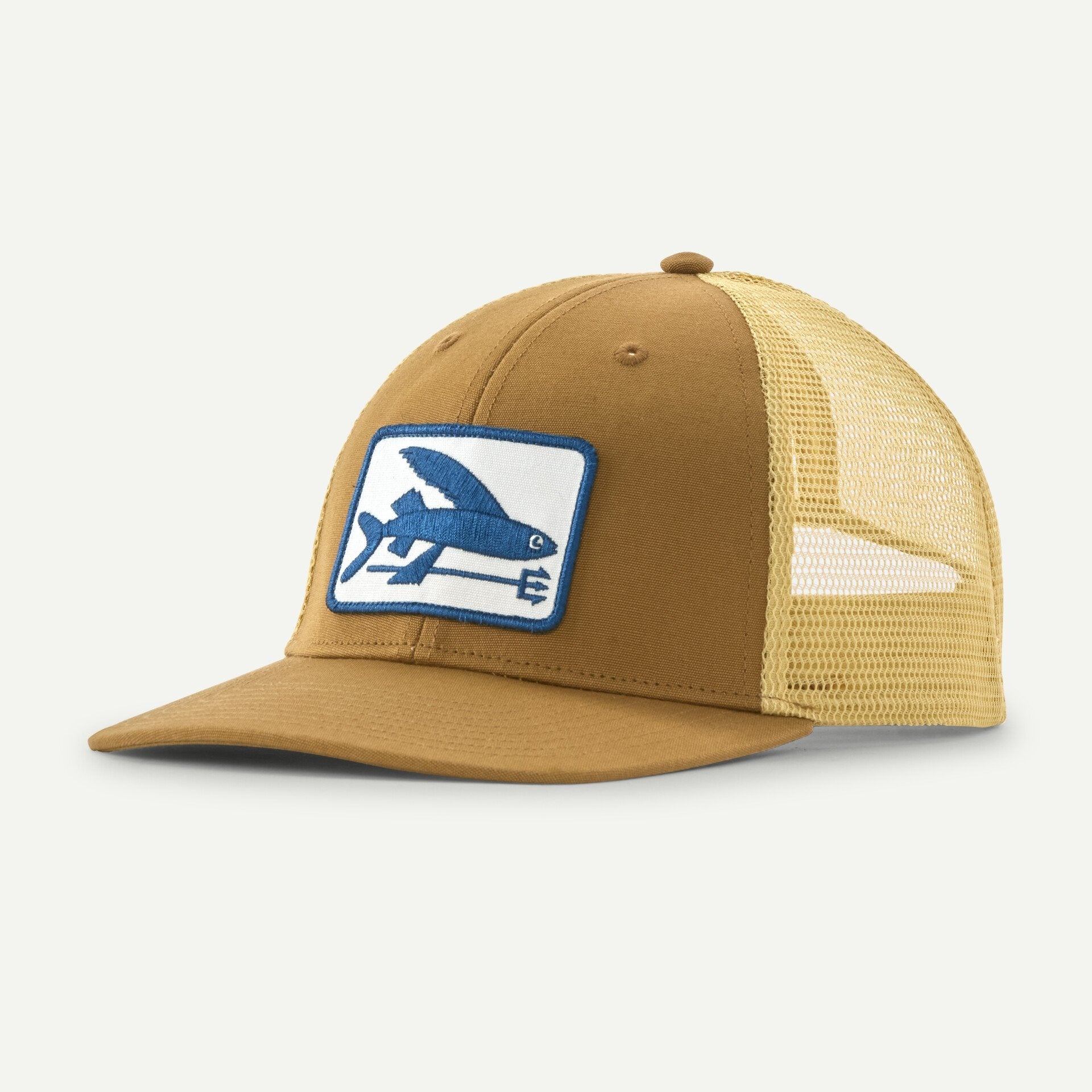 Patagonia Flying Fish LoPro Trucker Hat- Flying Fish Fork: Bobcat Brown | Patagonia | - Northshore Newquay - Surf/Skate Shop