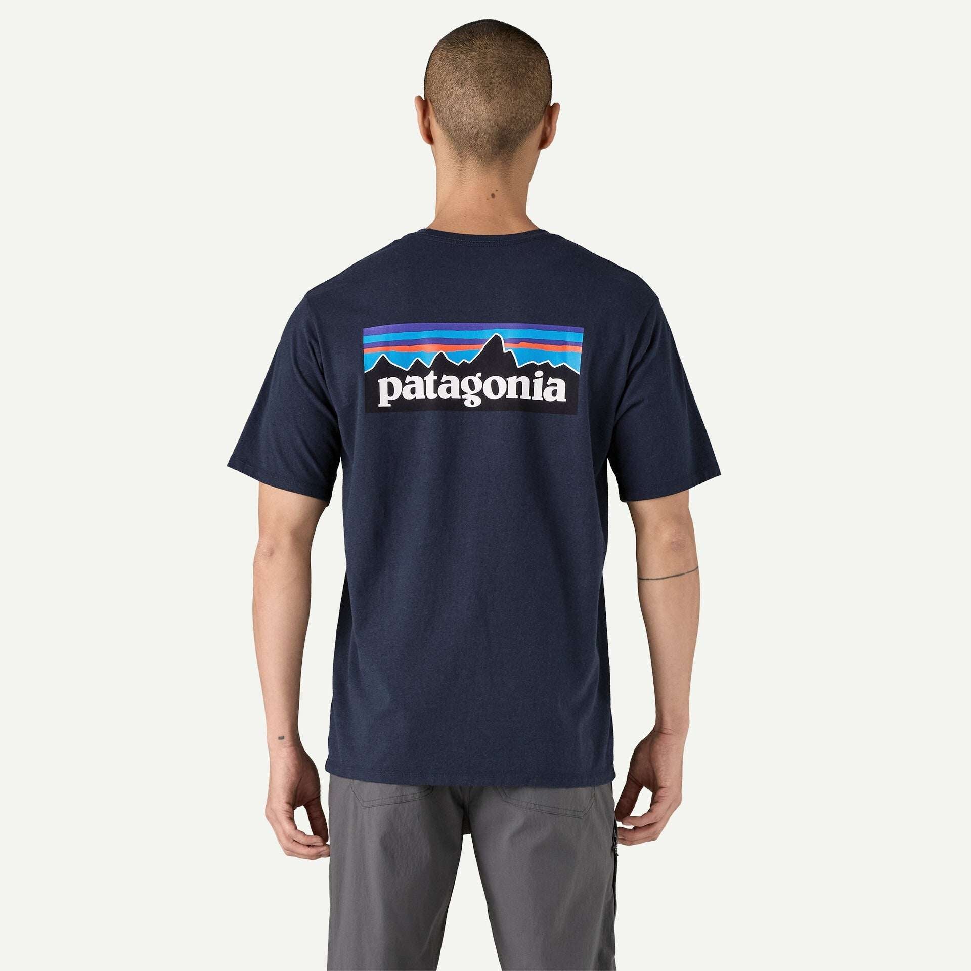 Patagonia Men's P6 Responsibili-Tee®-New Navy | Patagonia | T Shirt