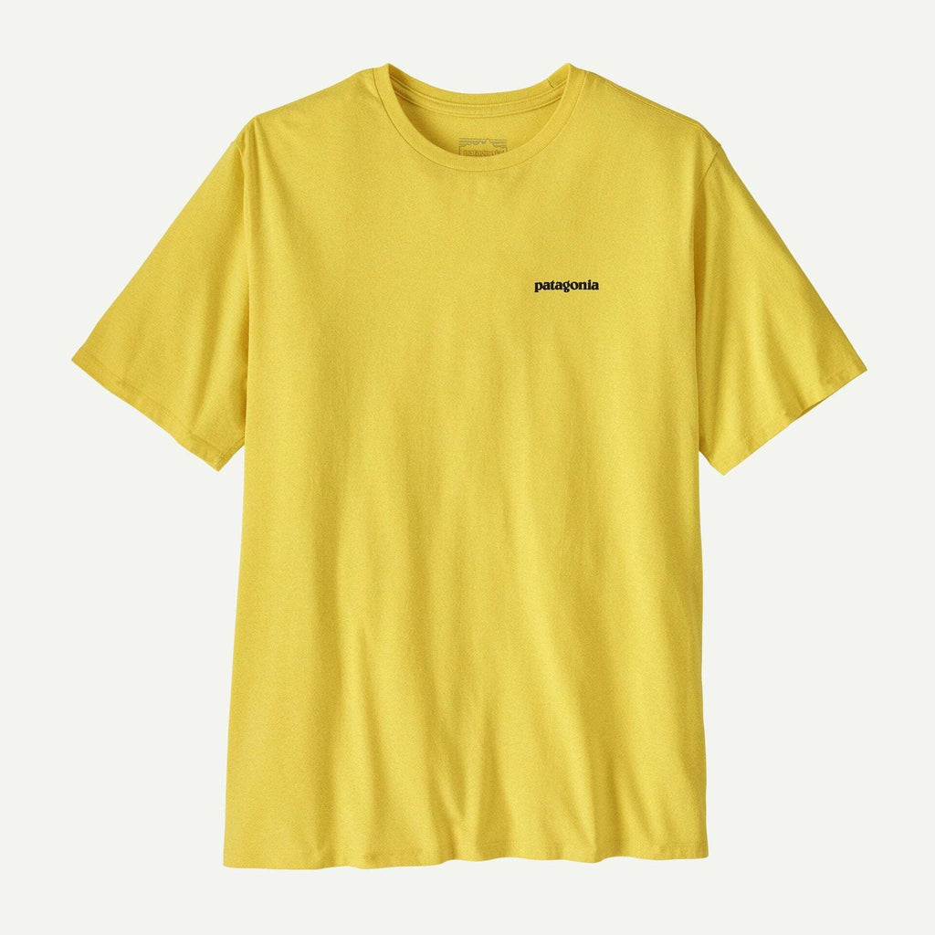 Patagonia Men's P-6 Logo Responsibili-Tee®-P-6 Outline: Lemon Zest XL | Patagonia | - Northshore Newquay - Surf/Skate Shop