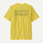 Patagonia Men's P-6 Logo Responsibili-Tee®-P-6 Outline: Lemon Zest L | Patagonia | - Northshore Newquay - Surf/Skate Shop