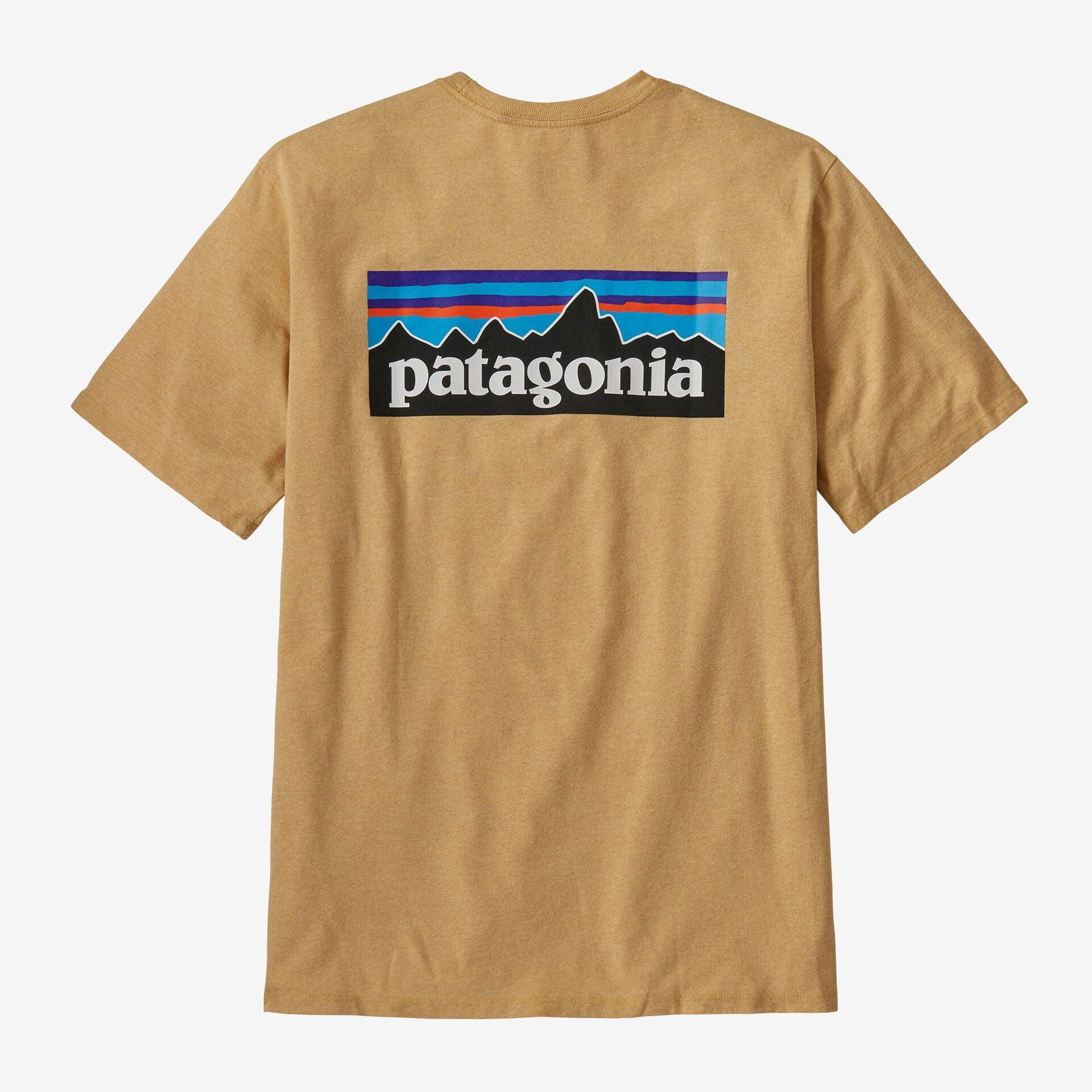 Patagonia Men's P-6 Logo Responsibili-Tee®-Beeswax Tan XL | Patagonia |