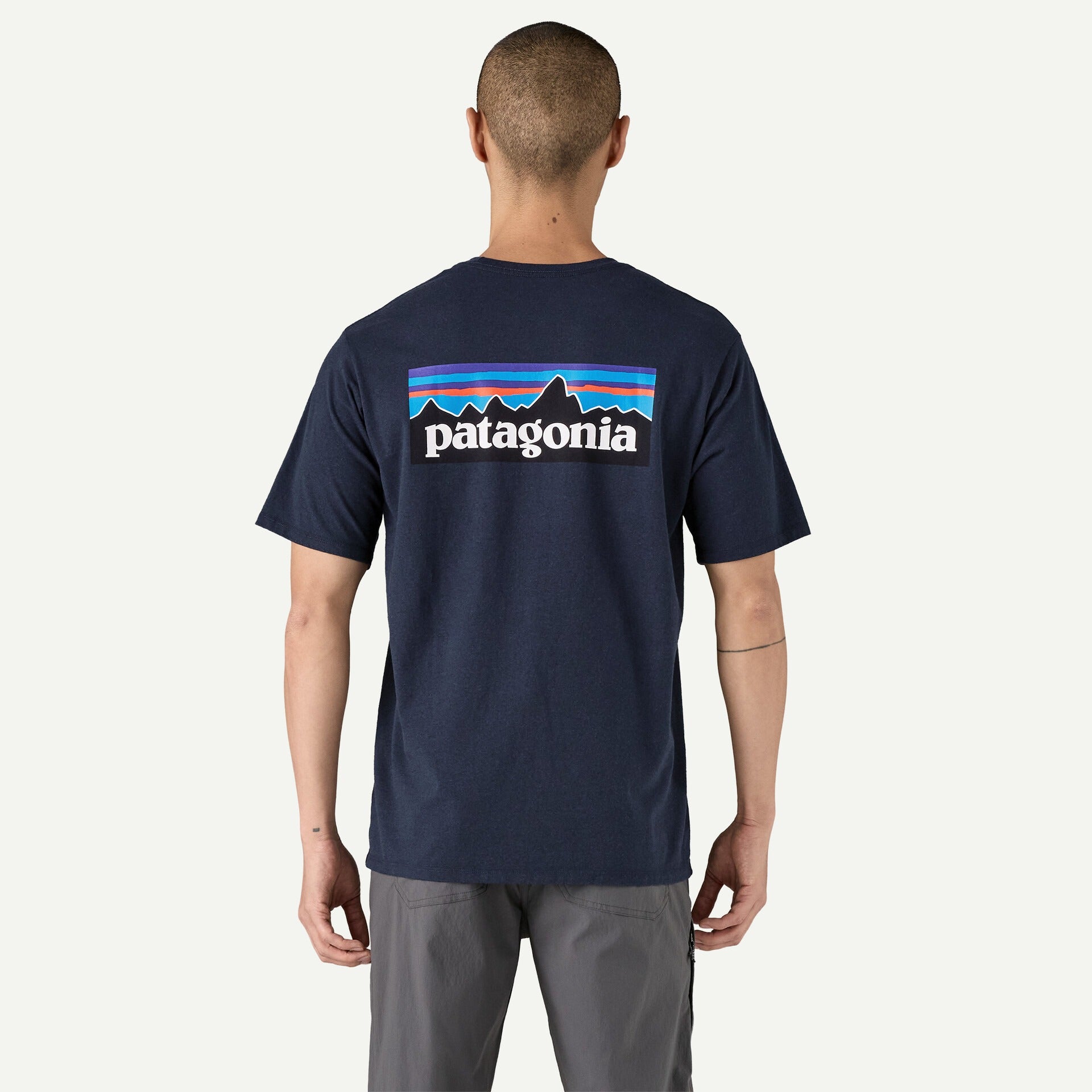 Patagonia Men's P6 Responsibili-Tee®-New Navy | Patagonia | T Shirt
