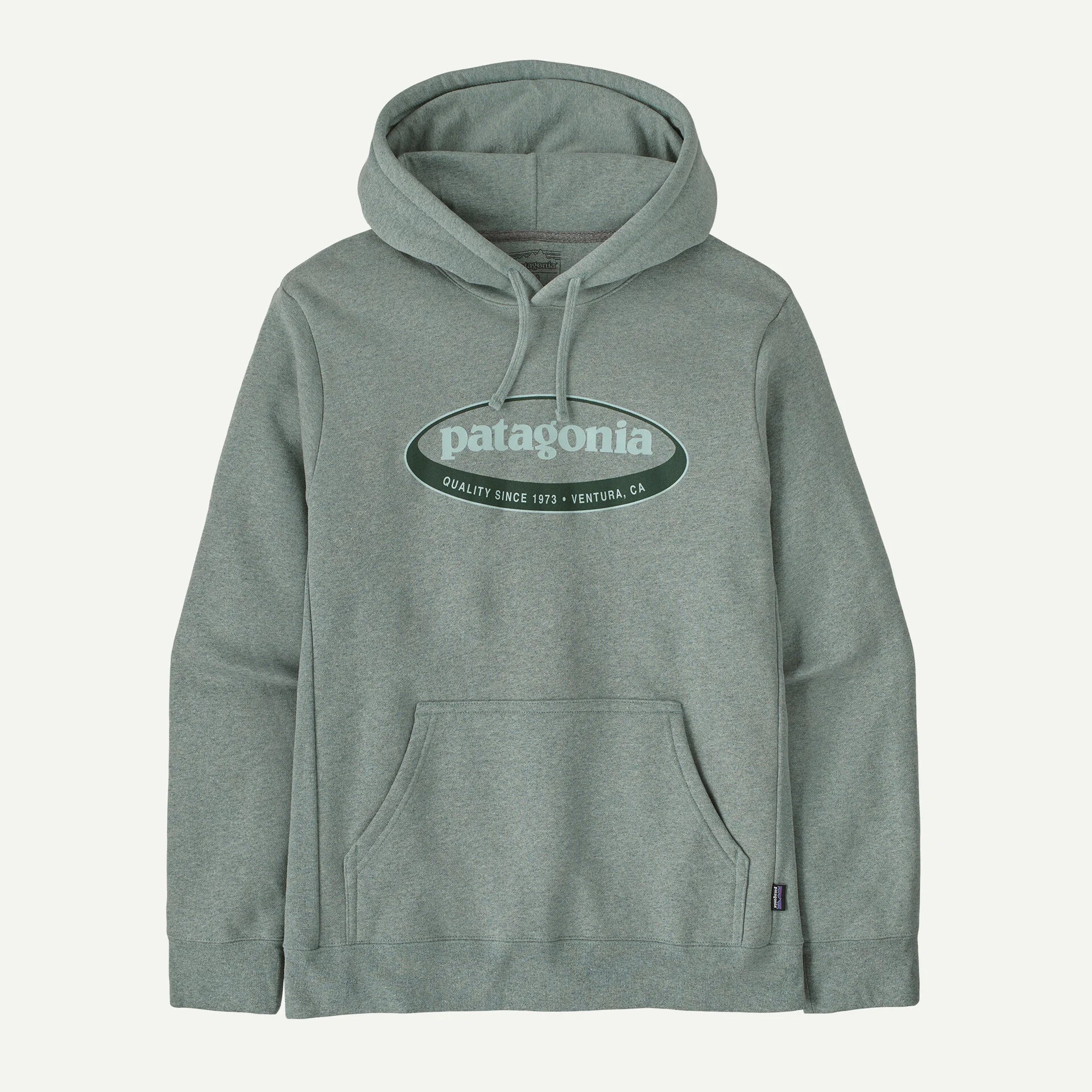 Patagonia Men's '95 Oval Logo Uprisal Hoody-Cover Green
