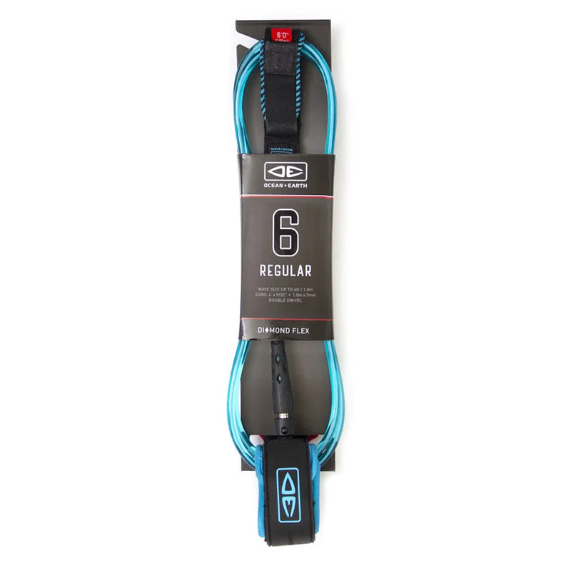 Ocean & Earth regular 6ft leash | Ocean & Earth | - Northshore Newquay - Surf/Skate Shop