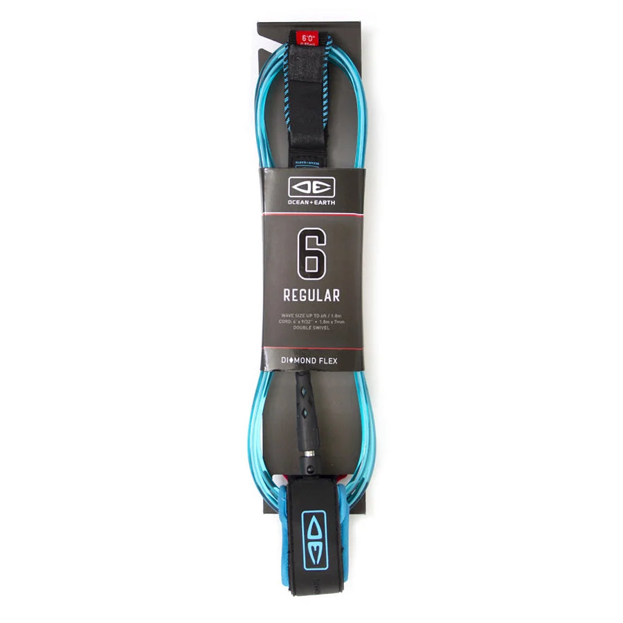 Ocean & Earth regular 6ft leash | Ocean & Earth | - Northshore Newquay - Surf/Skate Shop