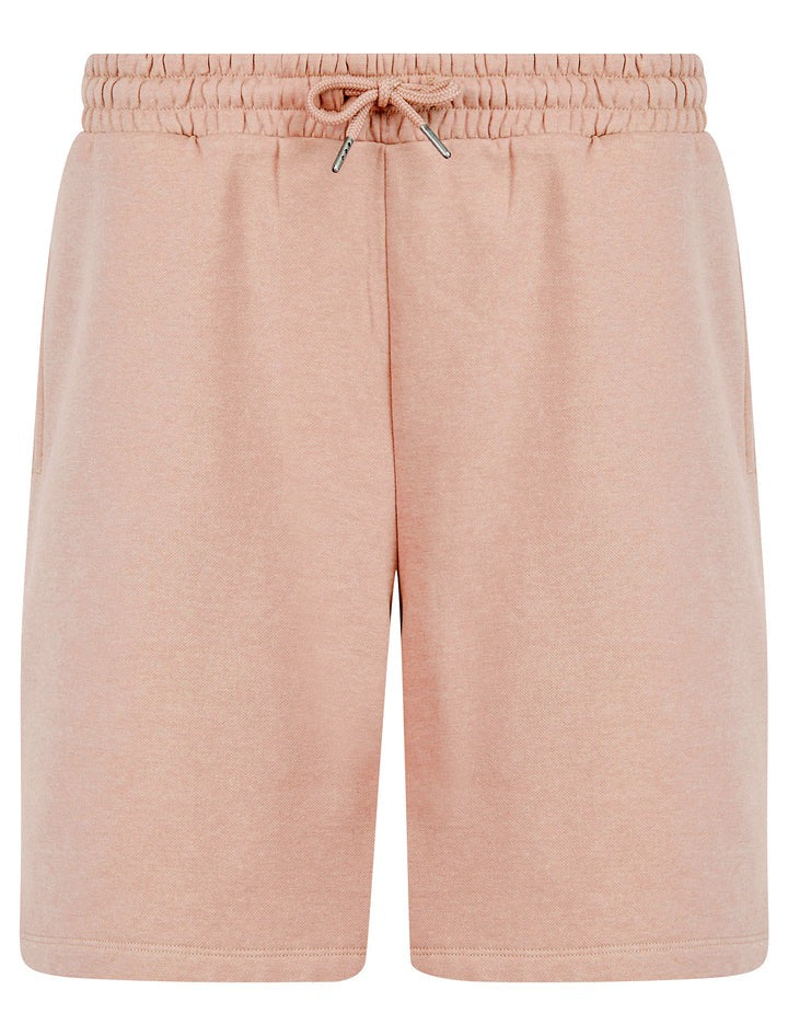 AR Xoey Brushed Fleece Lounge Jogger Shorts-Pink | SRG Apparel |