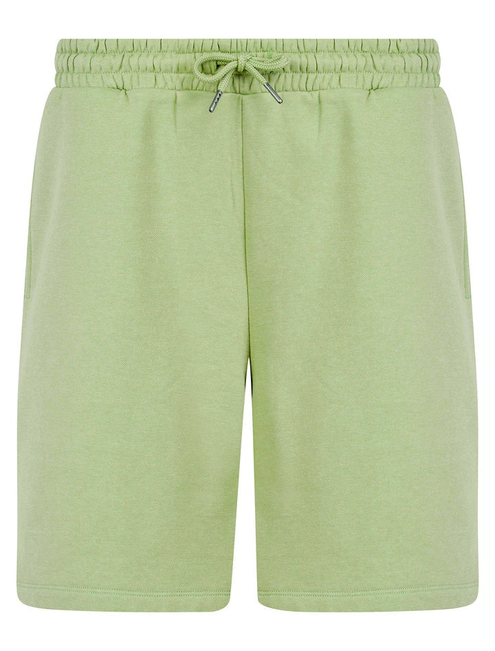 AR Xoey Brushed Fleece Lounge Jogger Shorts-Sage Green | SRG Apparel | Shorts - Northshore Newquay - Surf/Skate