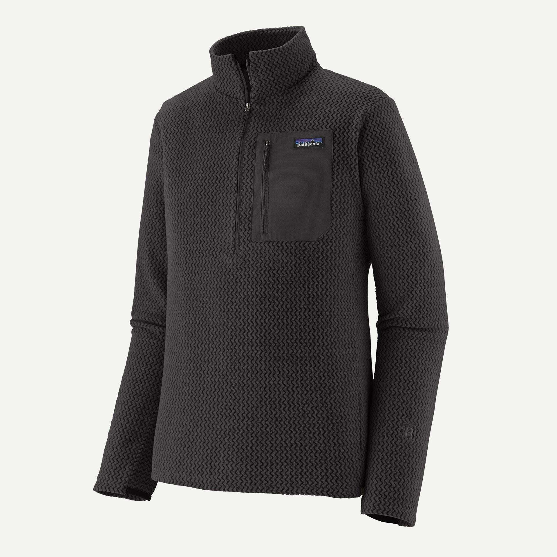 Patagonia Men's R1® Air Fleece Zip-Neck-Black | Patagonia | - Northshore Newquay - Surf/Skate