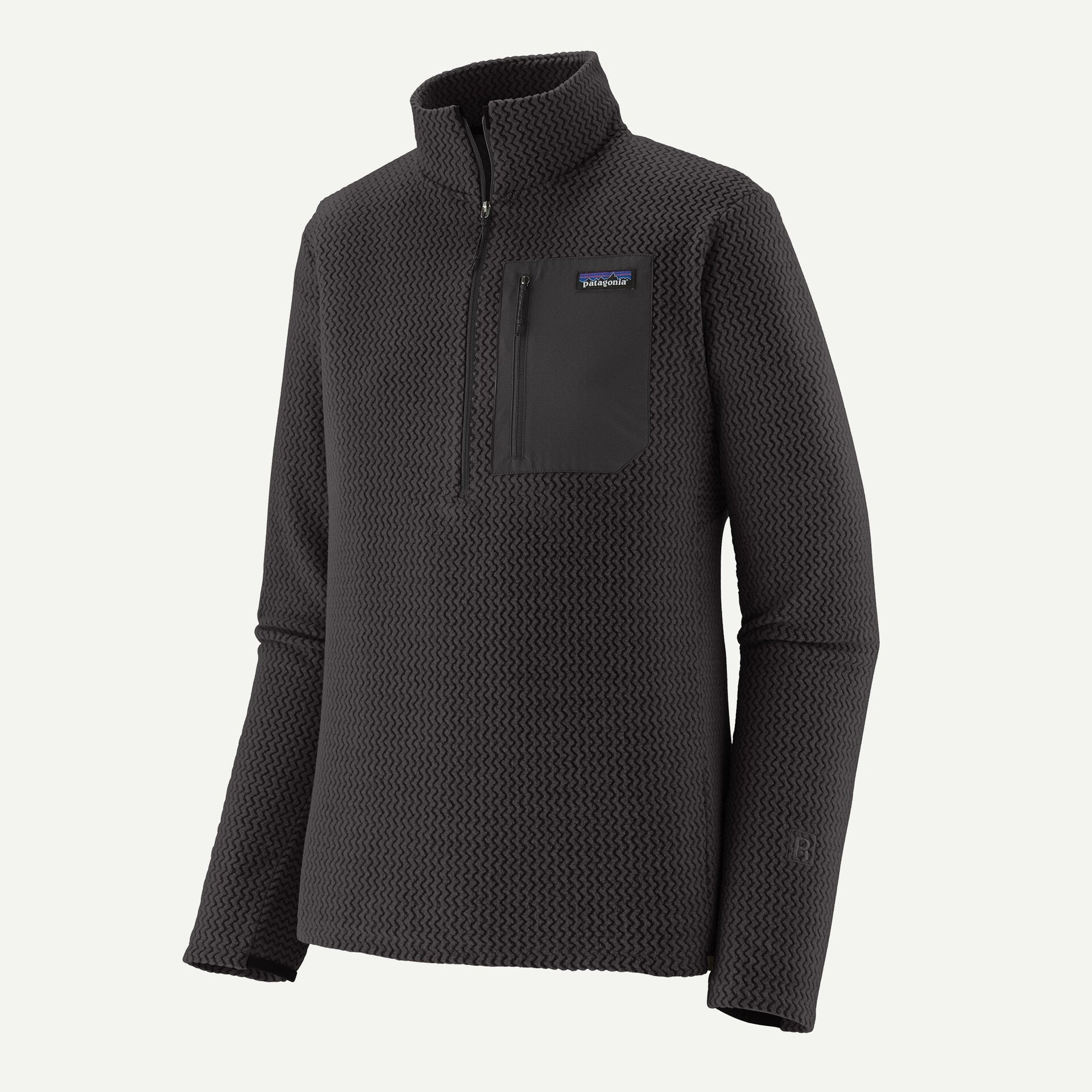 Patagonia Men's R1® Air Fleece Zip-Neck-Black | Patagonia |