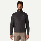 Patagonia Men's R1® Air Fleece Zip-Neck-Black | Patagonia |