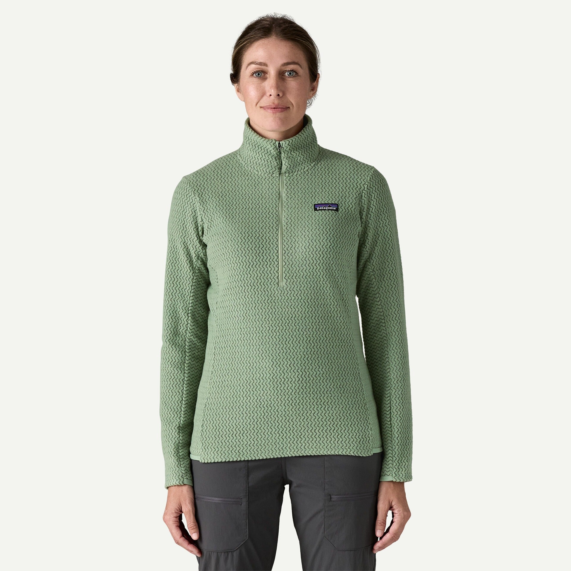 Patagonia Women's R1® Air Zip-Neck-Elwood Green | Patagonia | Fleece