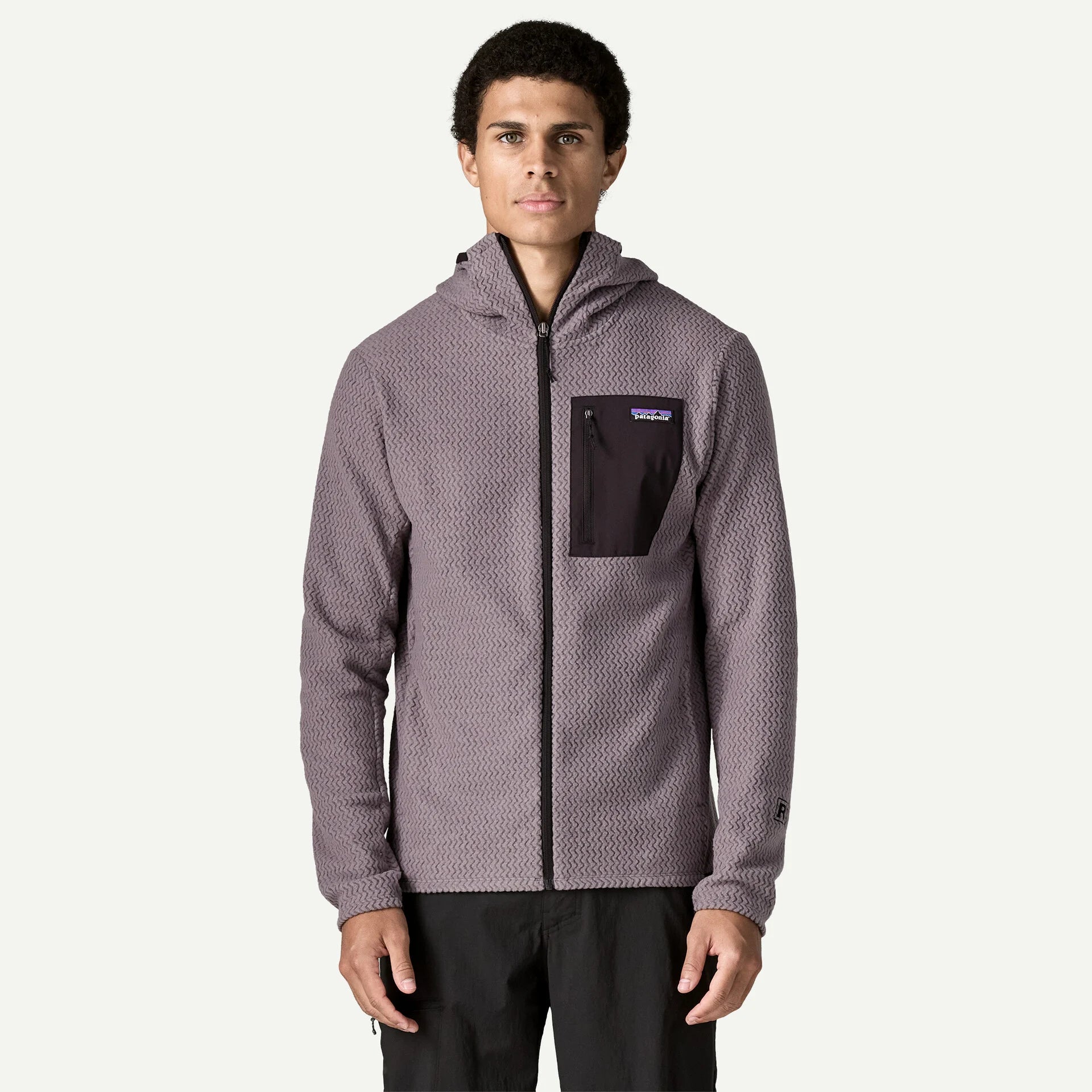 Patagonia Men's R1® Air Fleece Full-Zip Hoody-May Gray