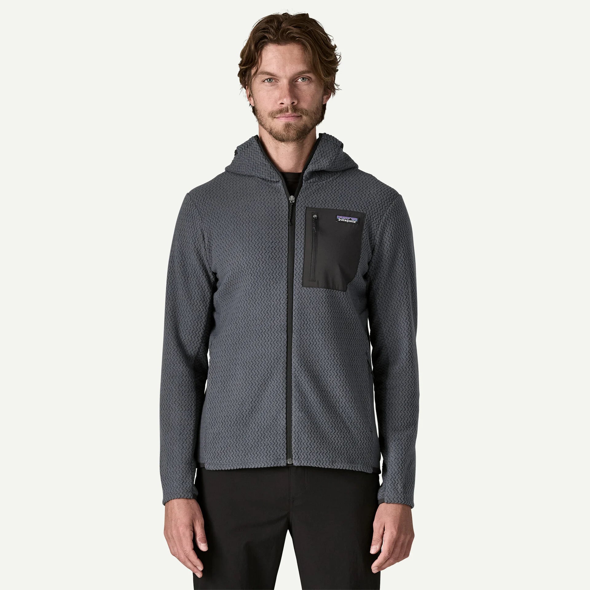 Patagonia Men's R1® Air Full-Zip Hoody-Smoulder Blue | Patagonia | Jacket