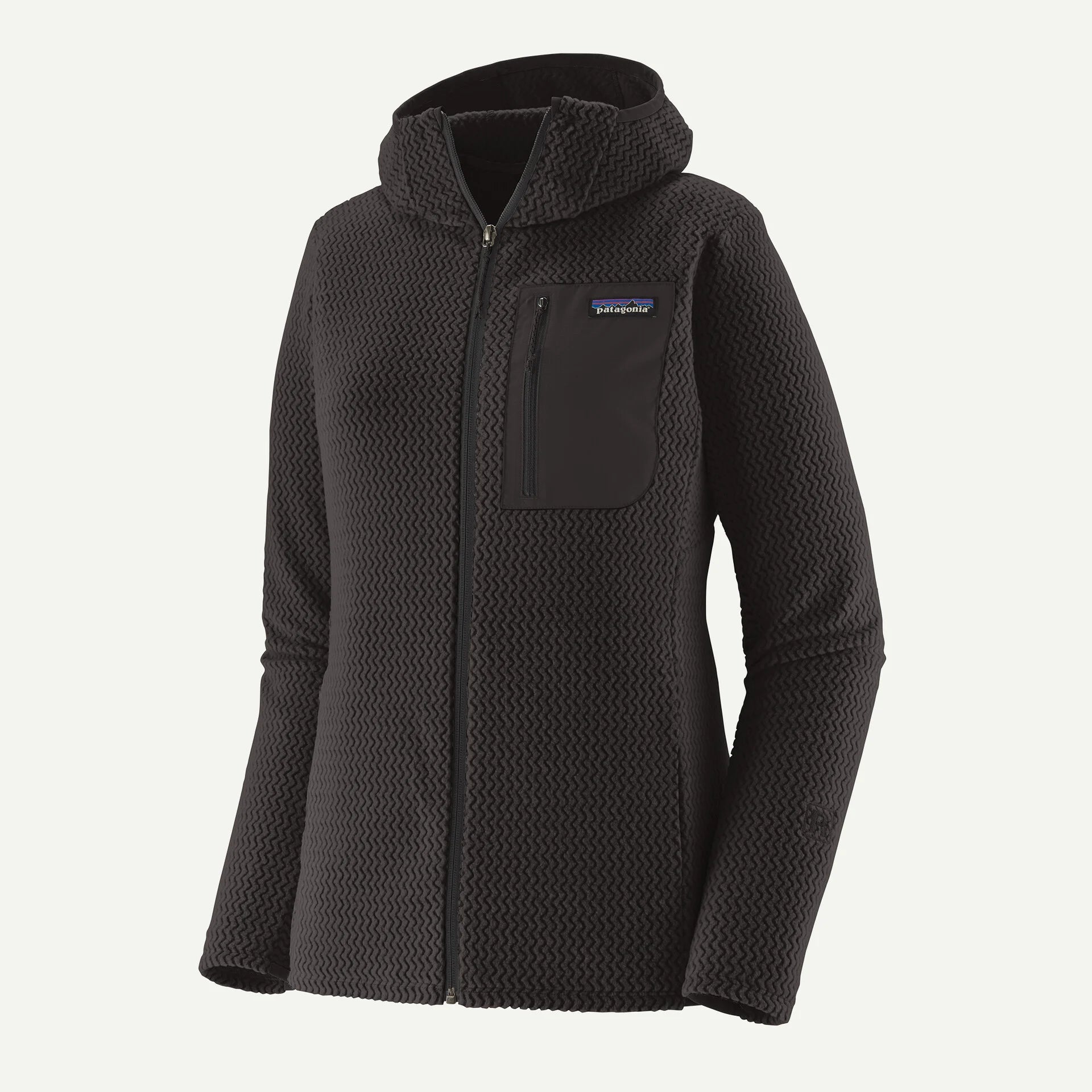 Patagonia Women's R1® Air Fleece Full-Zip Hoody-Black