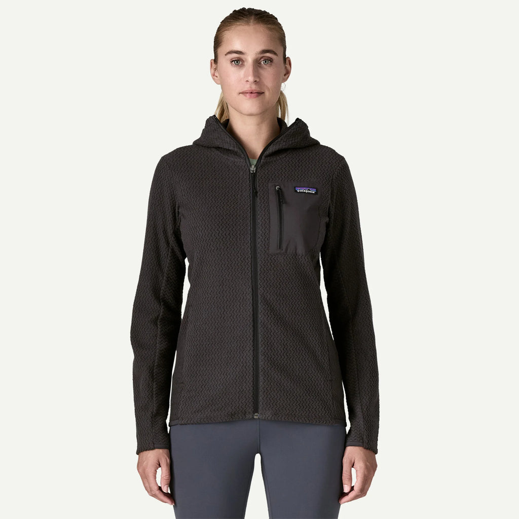 Patagonia Women's R1® Air Fleece Full-Zip Hoody-Black