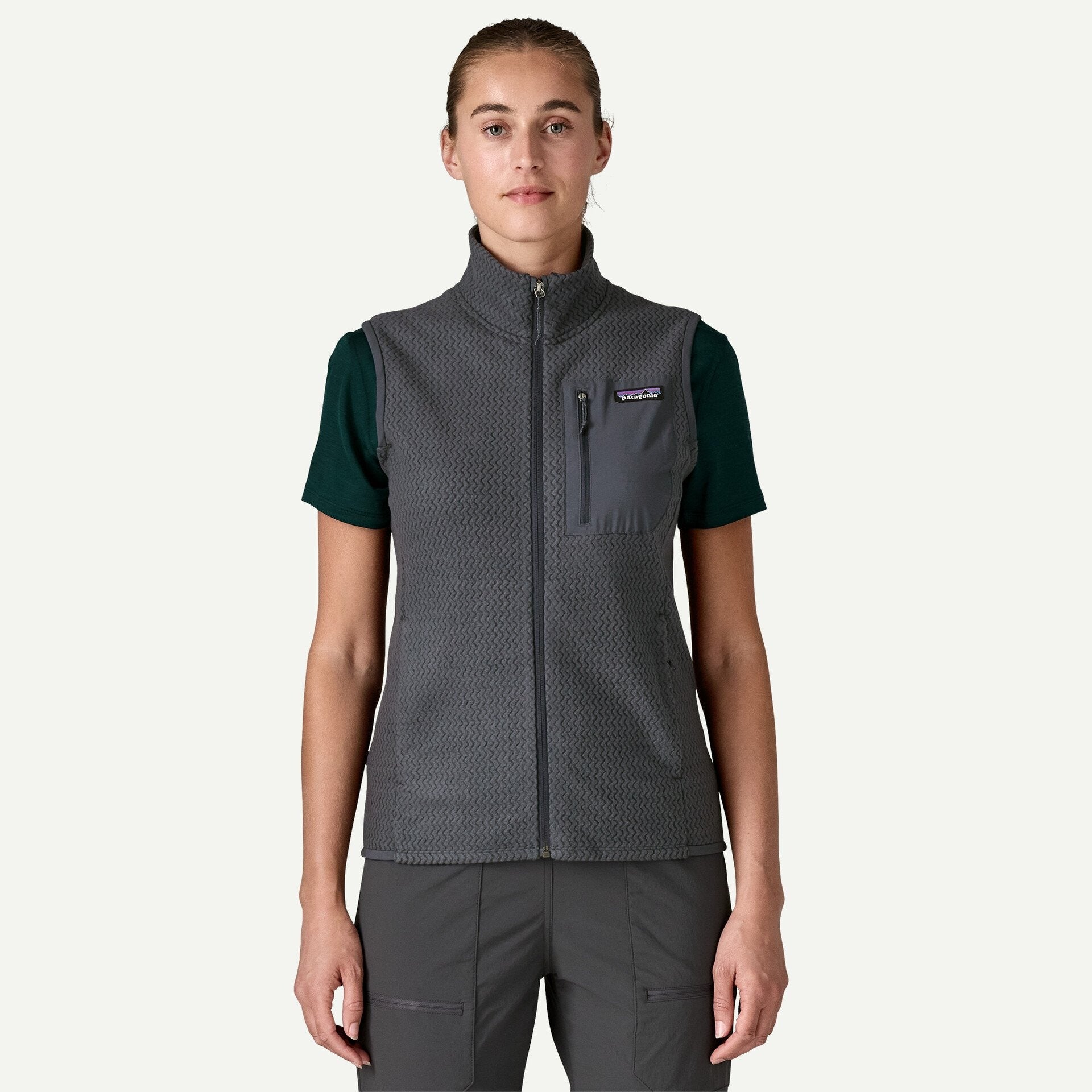 Patagonia Women's R1® Air Fleece Vest-Smoulder Blue | Patagonia | Jacket