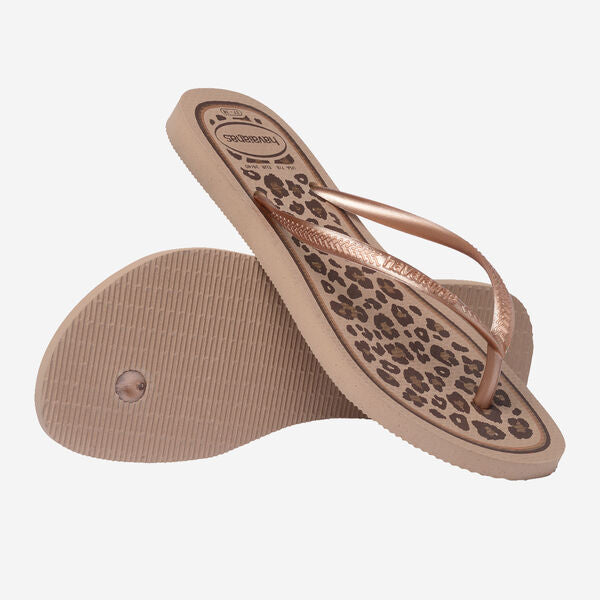 Havaianas Slim Animals-Rose Gold/Rose | Havaianas | - Northshore Newquay - Surf/Skate Shop
