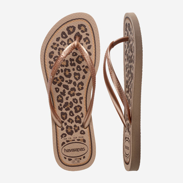 Havaianas Slim Animals-Rose Gold/Rose | Havaianas | - Northshore Newquay - Surf/Skate Shop