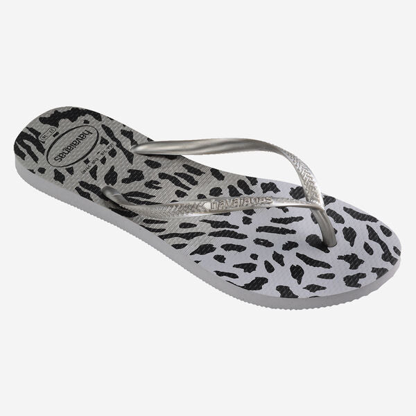 Havaianas Slim Animals-Grey/Grey | Havaianas | flip flops - Northshore Newquay - Surf/Skate Shop