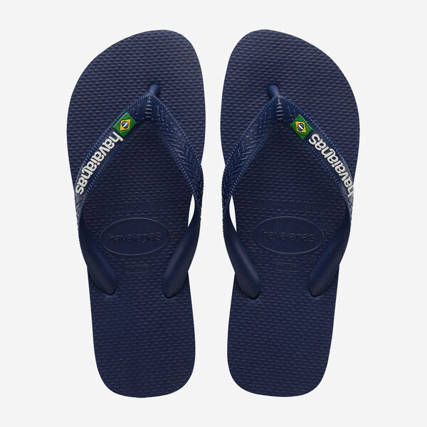 Havaianas Brasil Logo-Navy Blue | Havaianas | - Northshore Newquay - Surf/Skate Shop