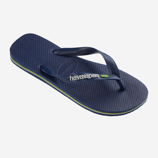 Havaianas Brasil Logo-Navy Blue | Havaianas | - Northshore Newquay - Surf/Skate Shop