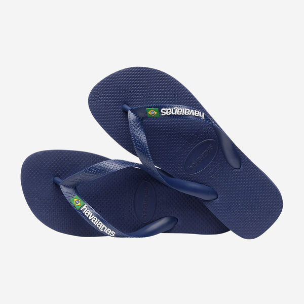 Havaianas Brasil Logo-Navy Blue | Havaianas | - Northshore Newquay - Surf/Skate Shop