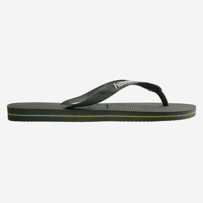 Havaianas Brasil Logo-Green Olive/Green | Havaianas | Flip Flops