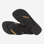 Havaianas Top Logo Metallic-Black | Havaianas | - Northshore Newquay - Surf/Skate Shop
