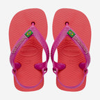 Havaianas Baby Brasil Logo-Coral/Pink 22 | Havaianas | - Northshore Newquay - Surf/Skate Shop
