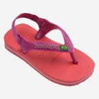 Havaianas Baby Brasil Logo-Coral/Pink | Havaianas | - Northshore Newquay - Surf/Skate Shop