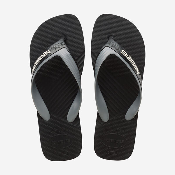Havaianas Dual-Black/Steel Grey | Havaianas | flip flops - Northshore Newquay - Surf/Skate Shop