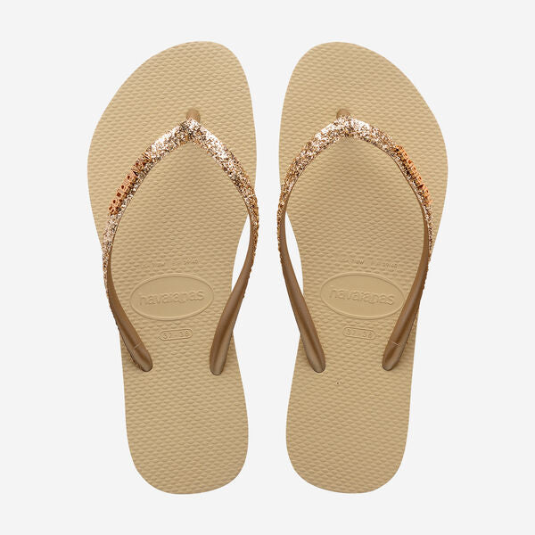 Havaianas Slim Glitter-Sand Grey | Havaianas | - Northshore Newquay - Surf/Skate Shop