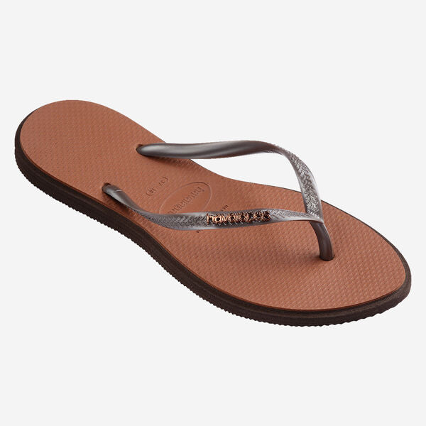 Havaianas Slim Point-Dark Brown | Havaianas | flip flops - Northshore Newquay - Surf/Skate Shop